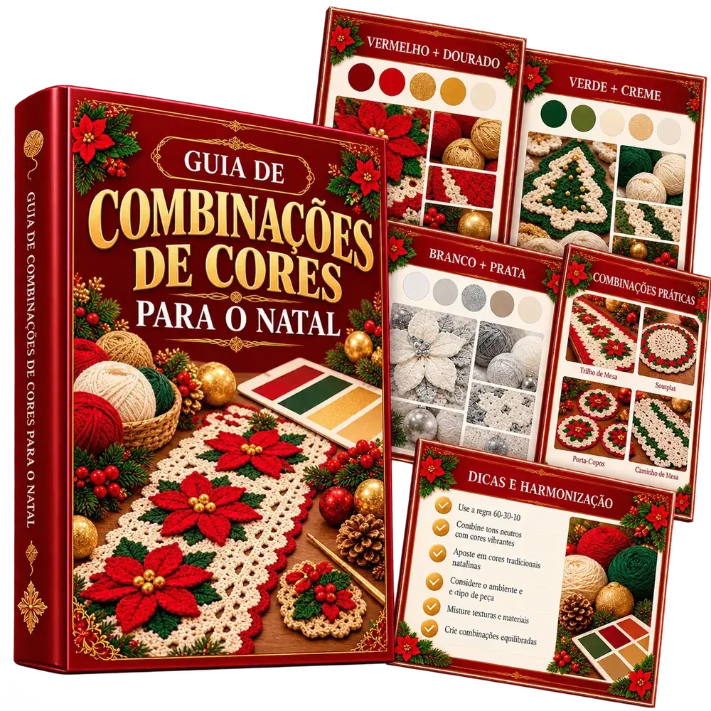 Guia de Combinações de Cores para o Natal