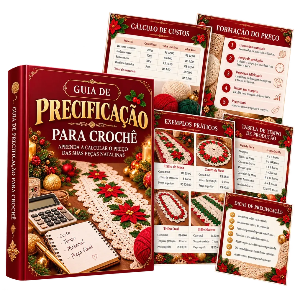 Guia de Precificação para Crochê